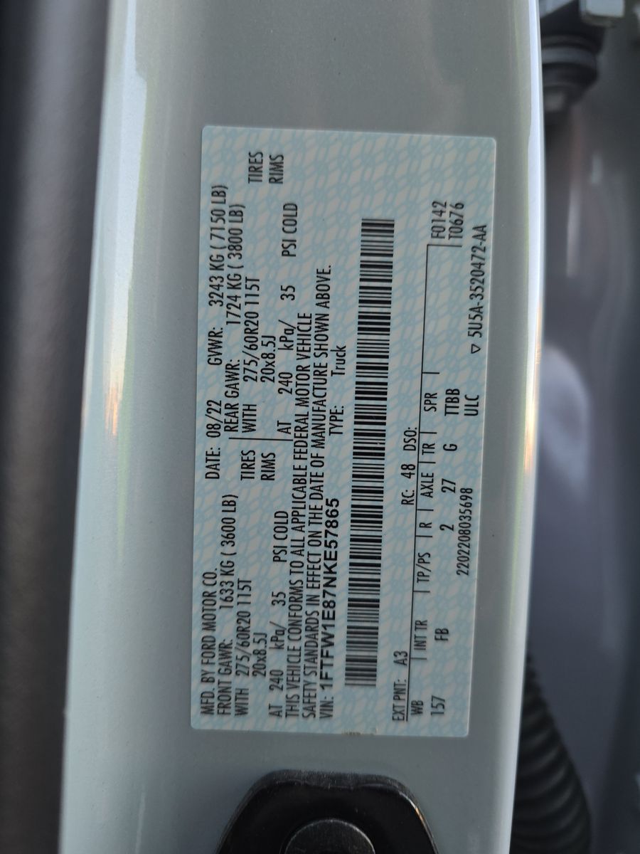 2022 Ford F-150 XLT AWD