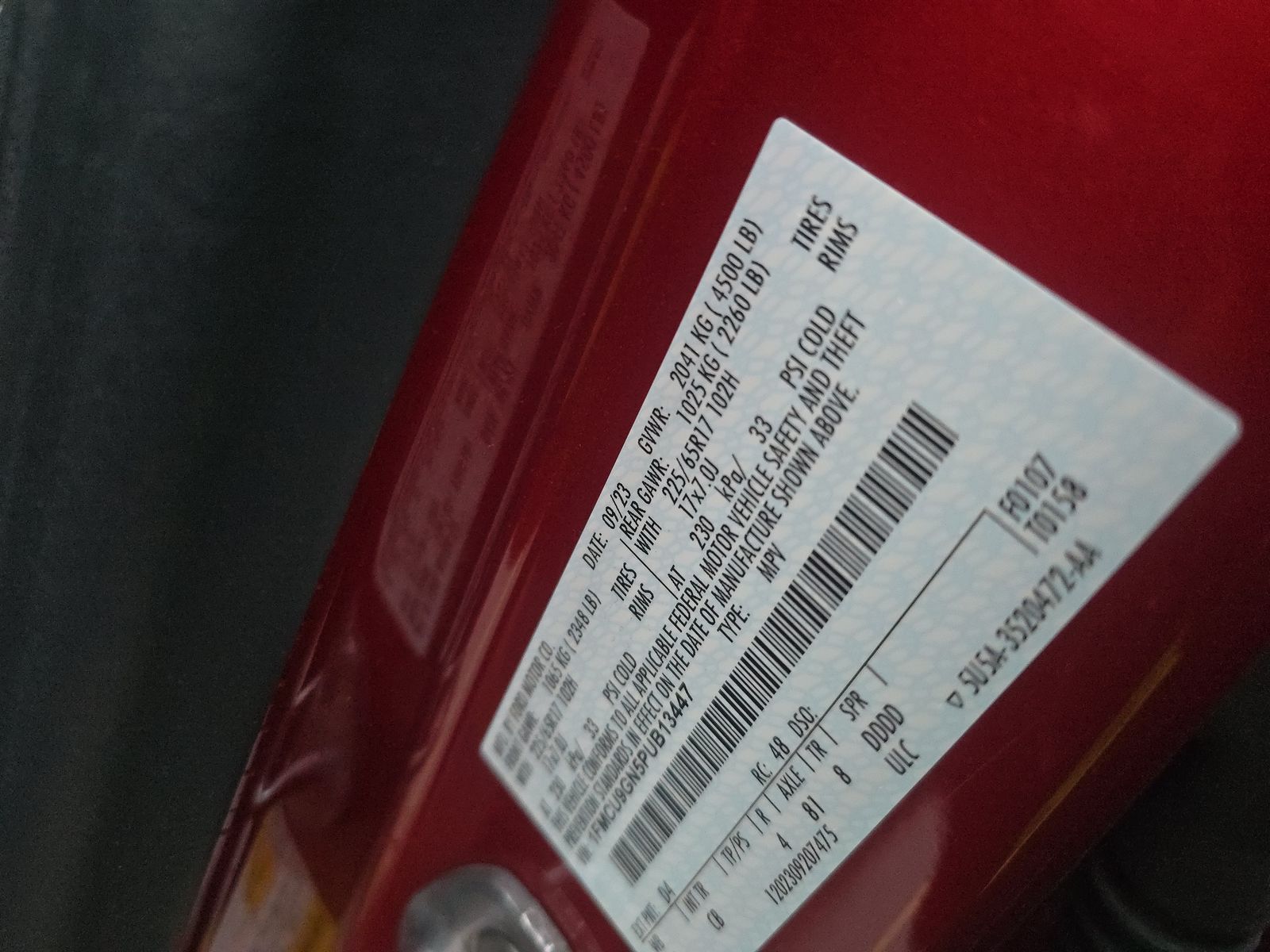 2023 Ford Escape Active AWD