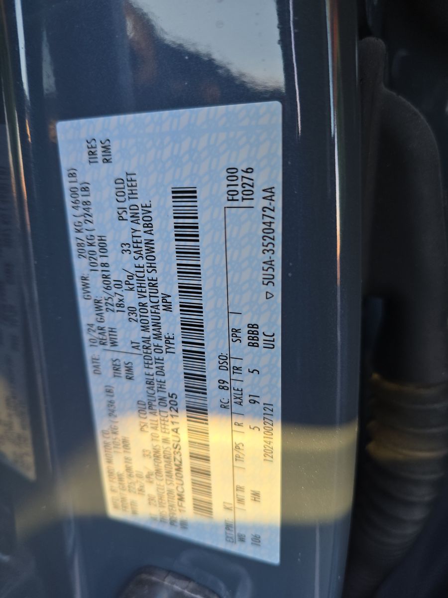 2025 Ford Escape Hybrid ST-Line FWD