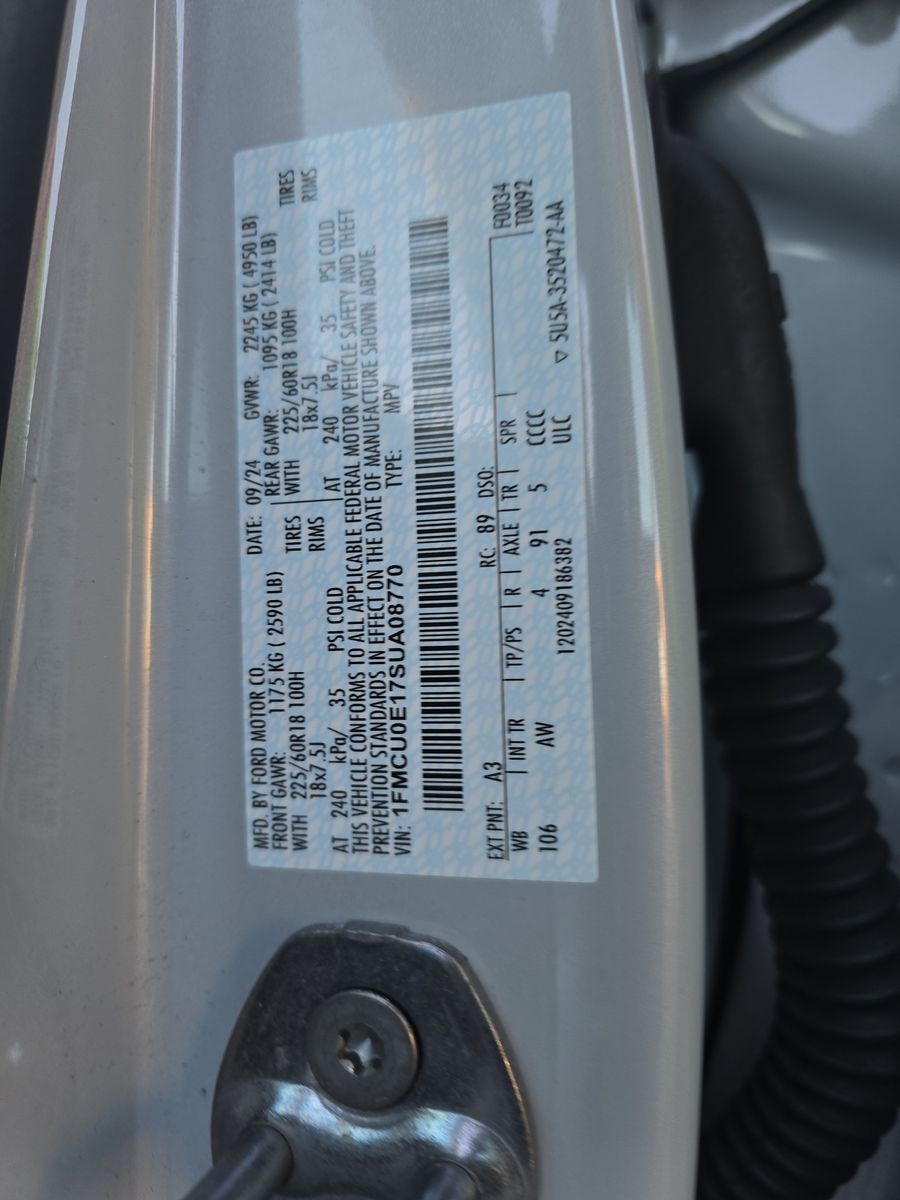 2025 Ford Escape Plug-In Hybrid FWD