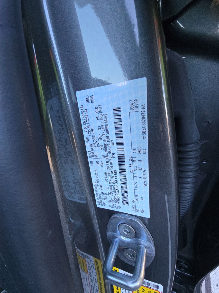 2025 Ford Escape Platinum AWD