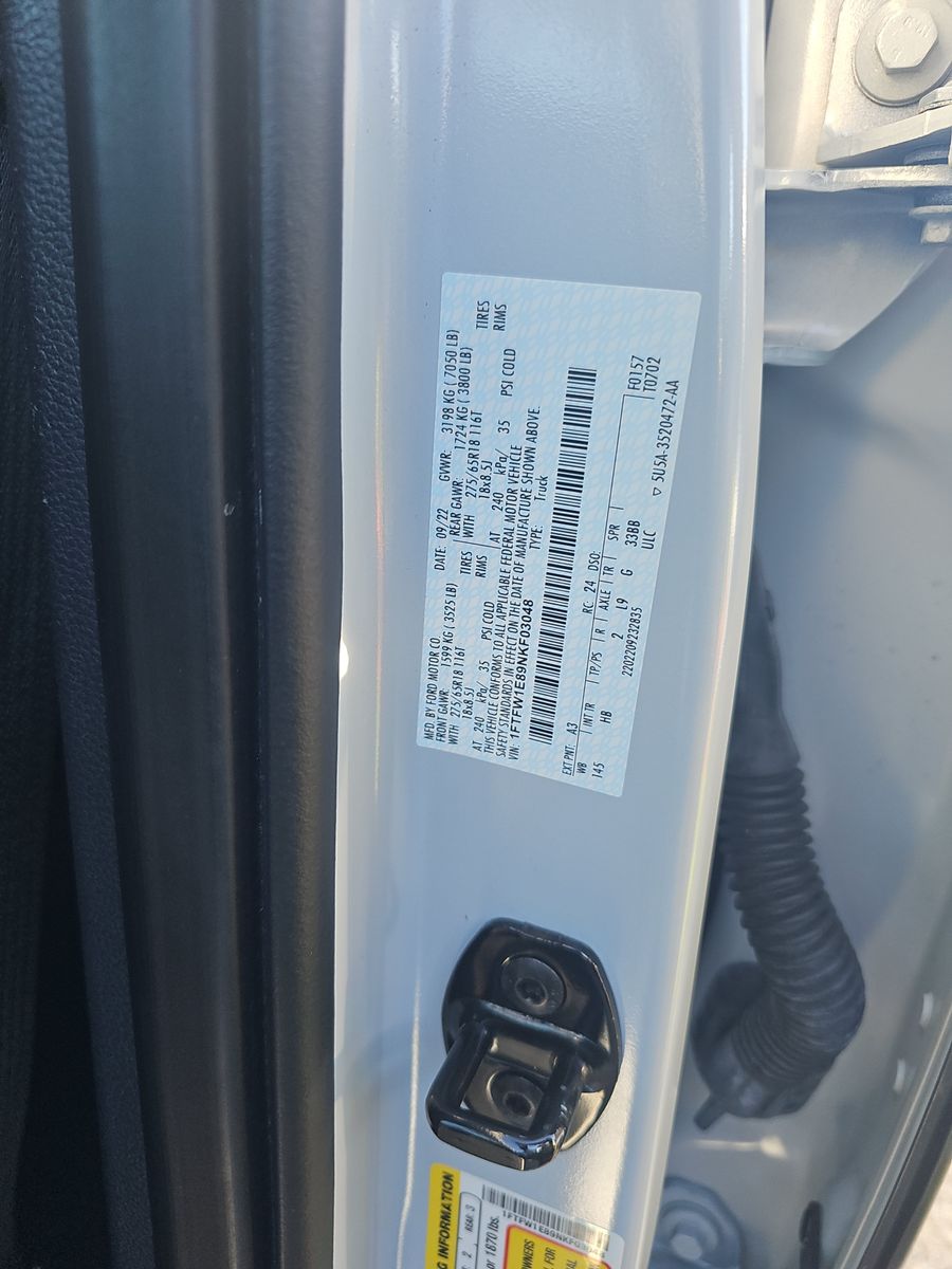 2022 Ford F-150 Lariat AWD