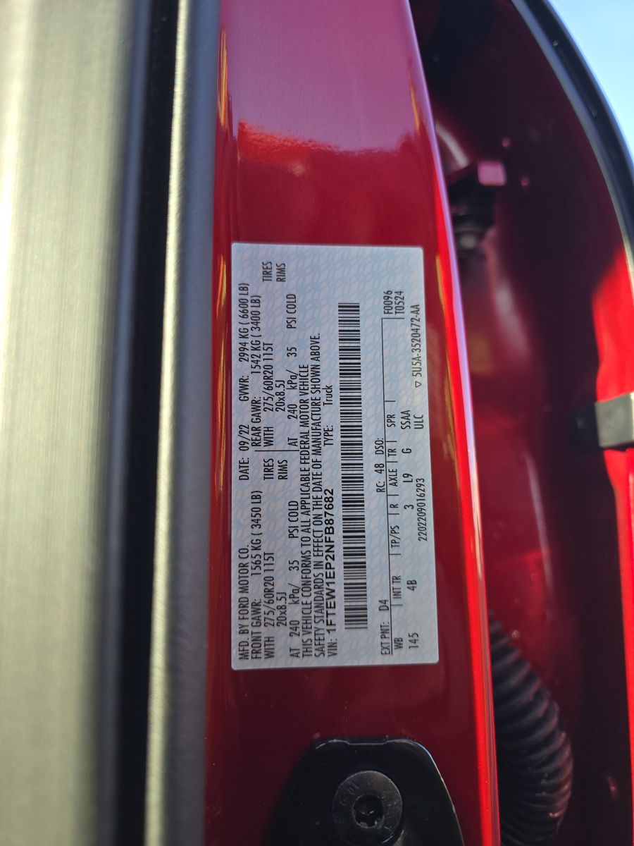 2022 Ford F-150 XLT AWD