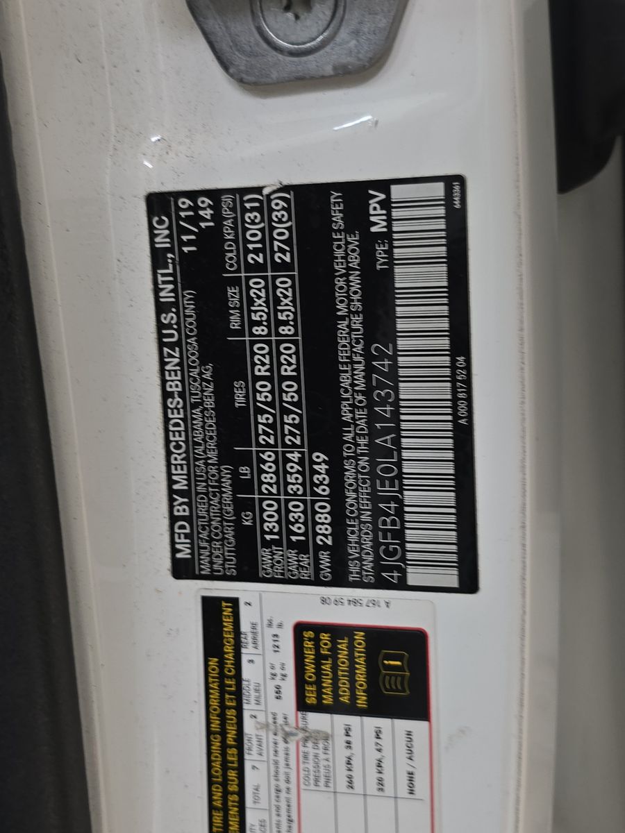 2020 Mercedes-Benz GLE GLE 350 RWD