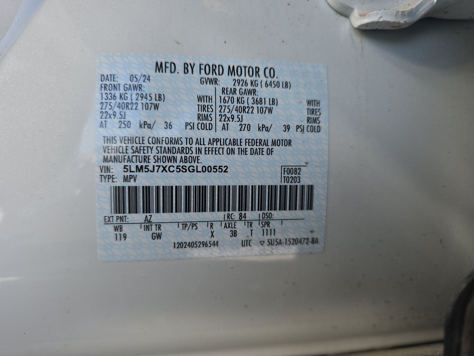 2025 Lincoln Aviator Reserve AWD