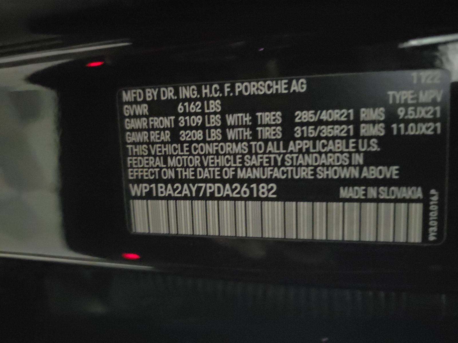 2023 Porsche Cayenne Platinum Edition AWD