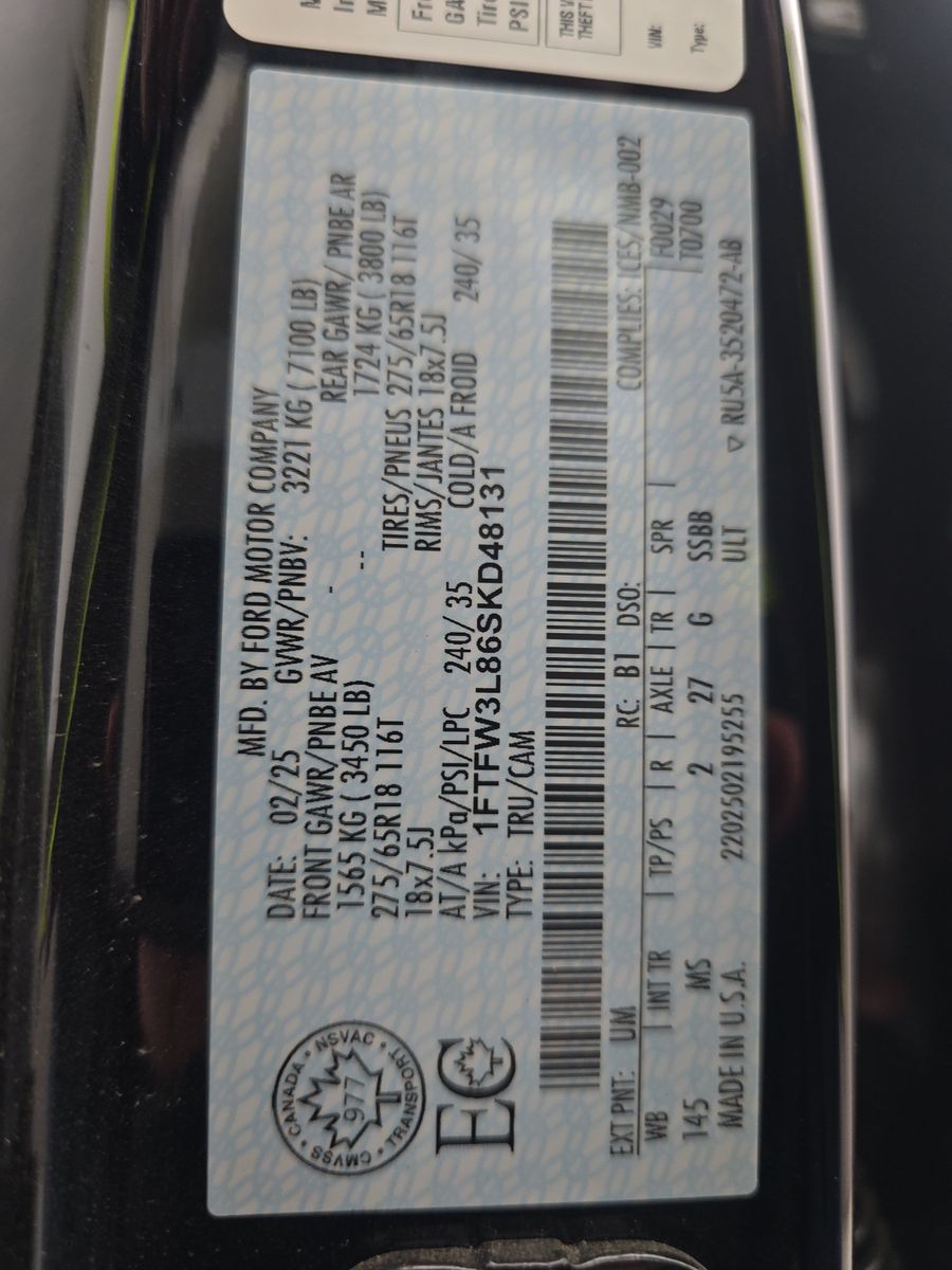 2025 Ford F-150 XLT AWD