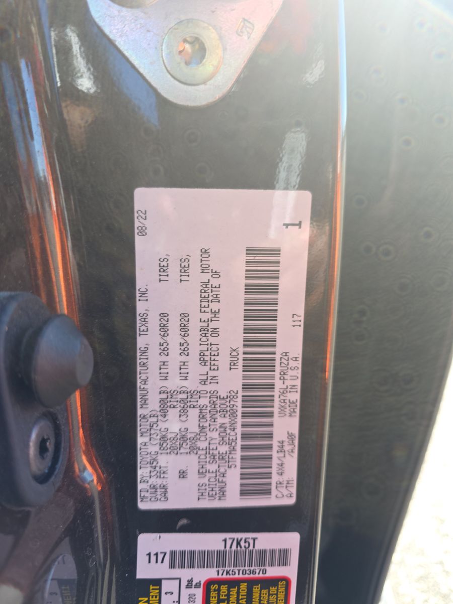 2022 Toyota Tundra 1794 Edition AWD