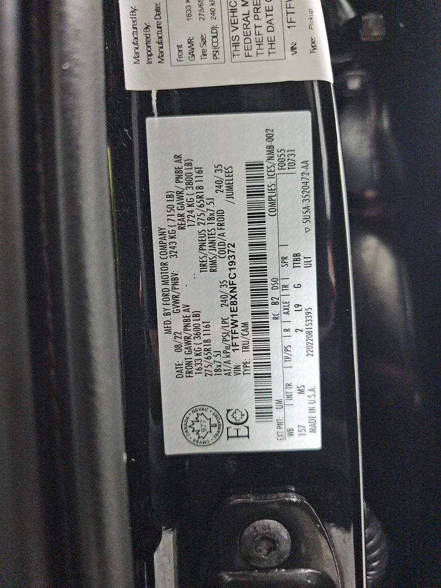 2022 Ford F-150 XLT AWD