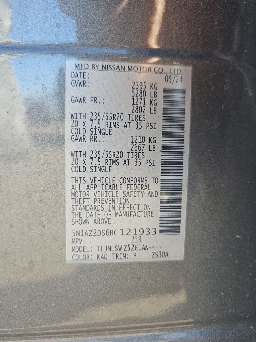 2024 Nissan Murano Platinum AWD