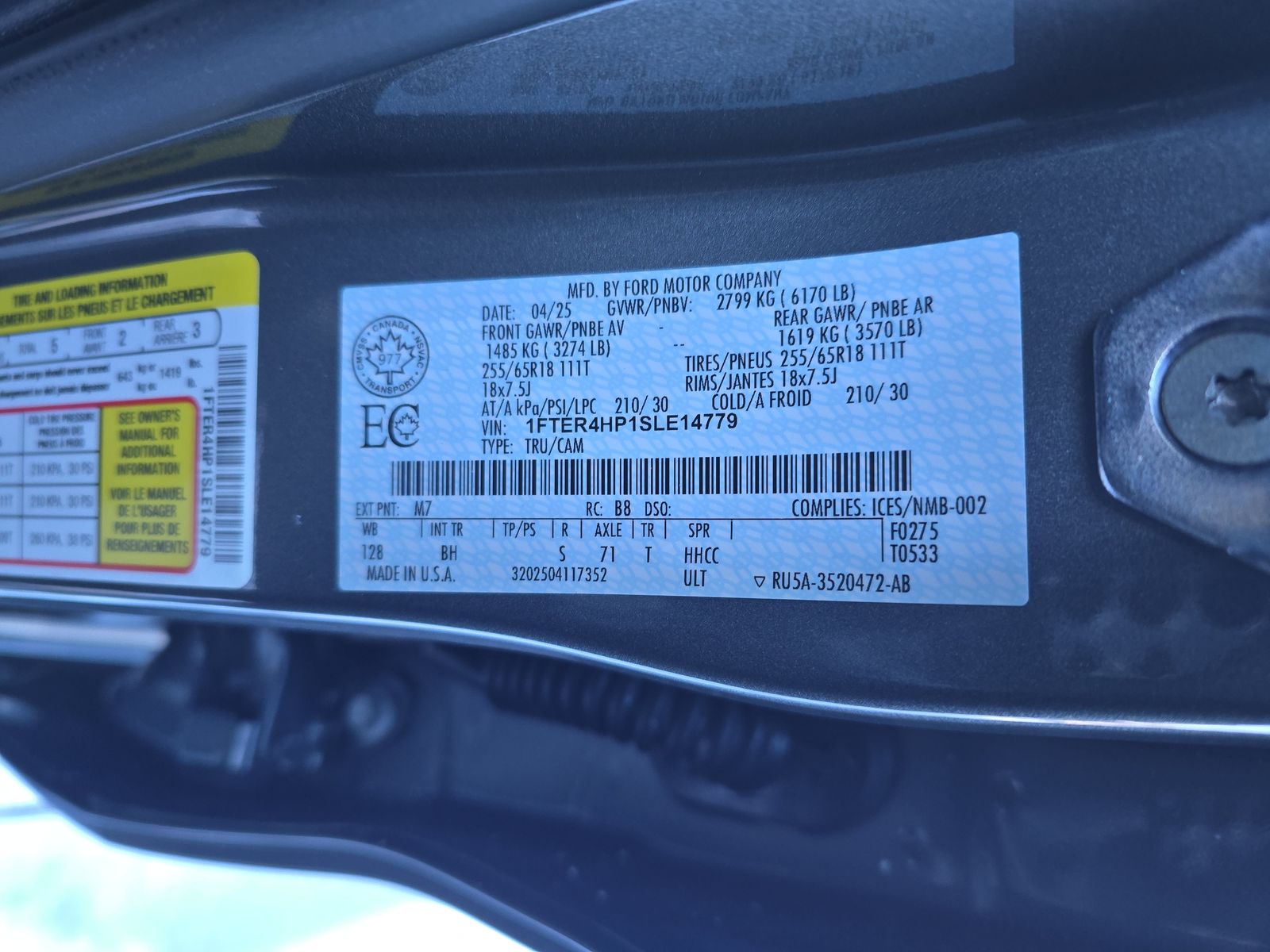 2025 Ford Ranger XLT AWD