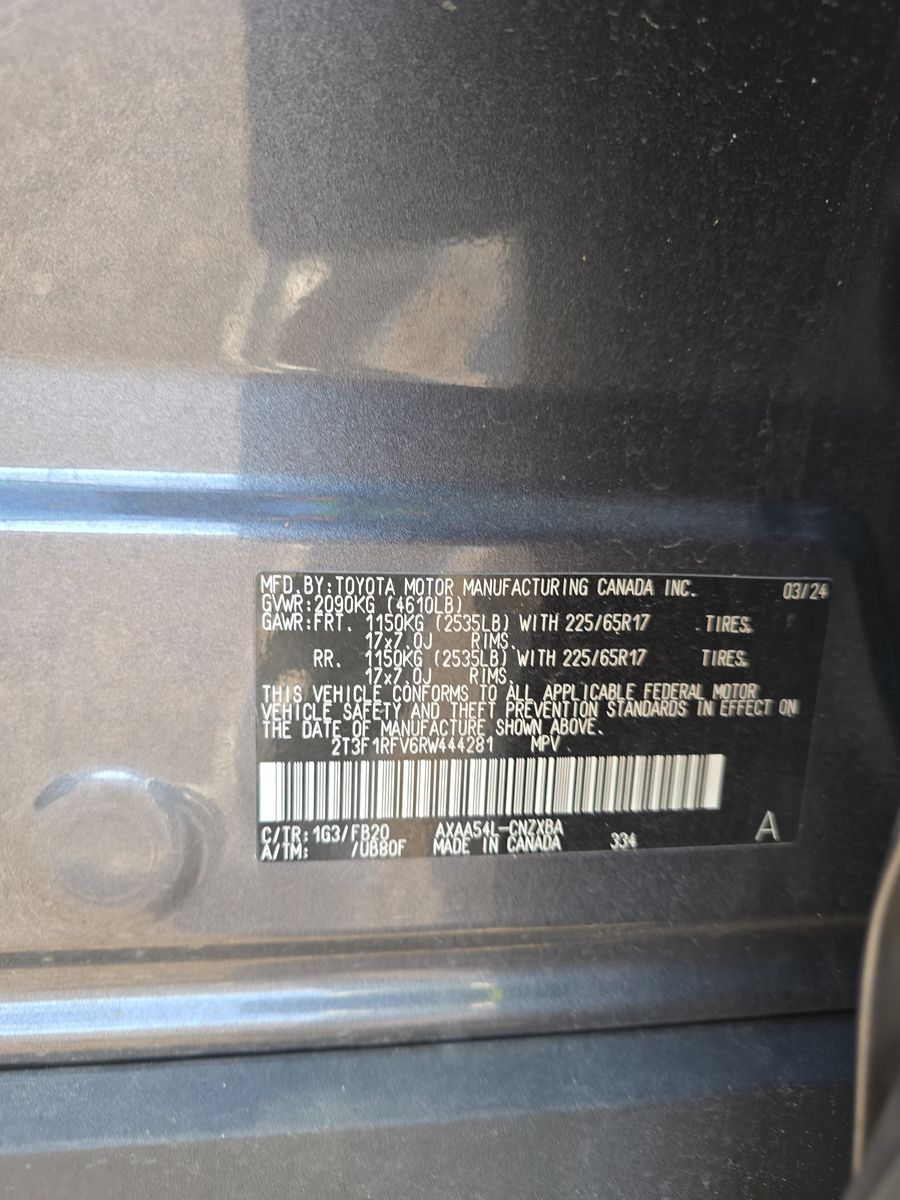 2024 Toyota RAV4 LE AWD