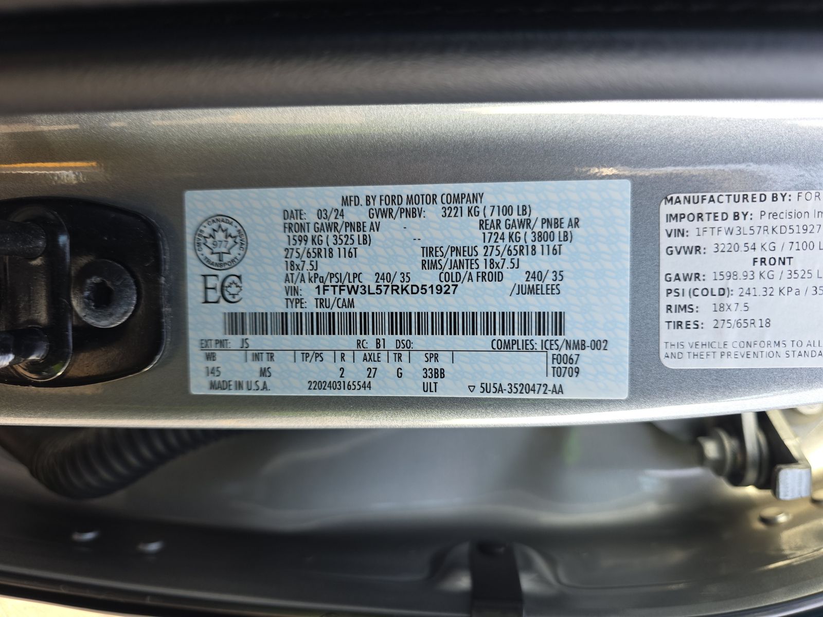 2024 Ford F-150 XLT AWD