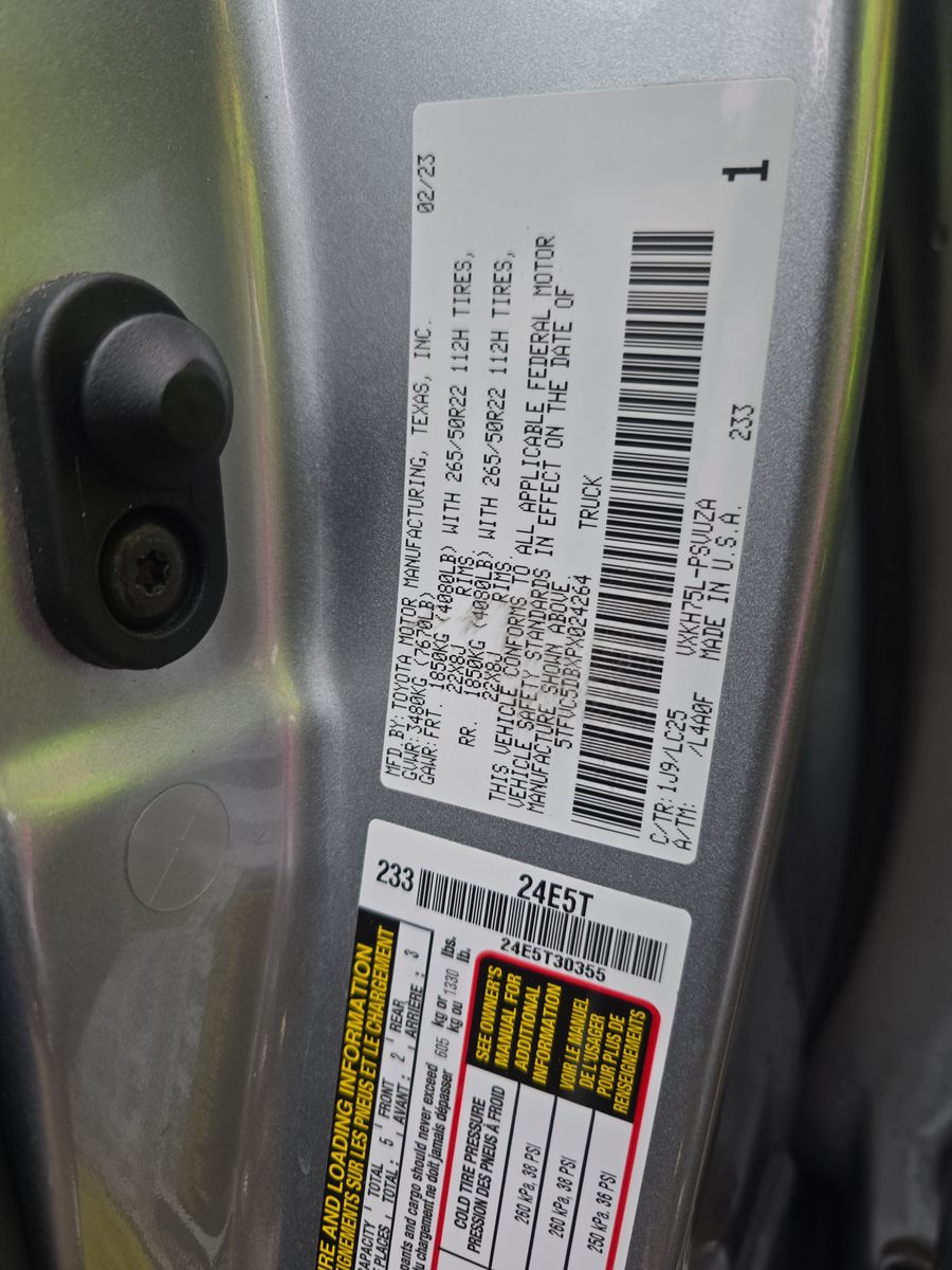 2023 Toyota Tundra Hybrid Capstone AWD