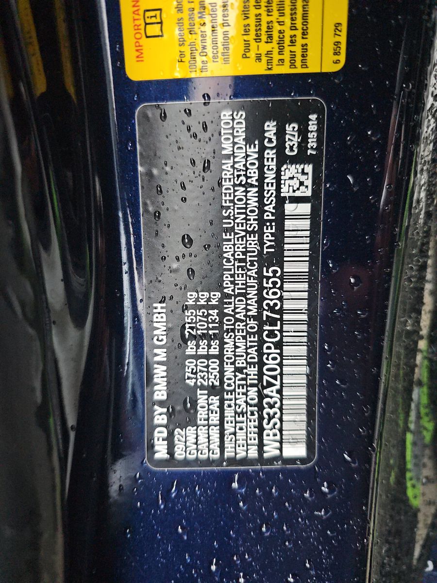 2023 BMW M4 Competition RWD