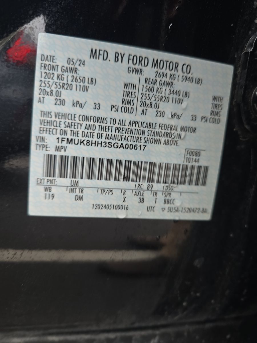 2025 Ford Explorer Platinum AWD