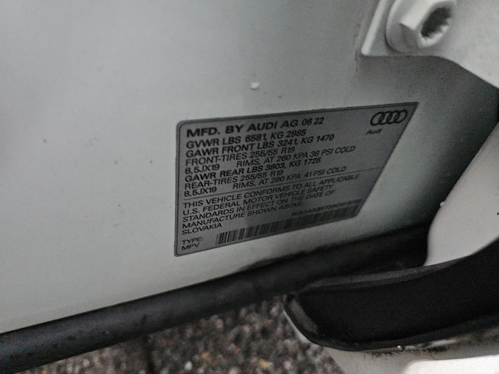 2022 Audi Q7 Premium AWD