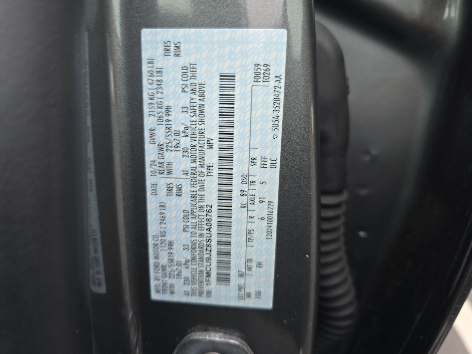 2025 Ford Escape Hybrid Platinum AWD