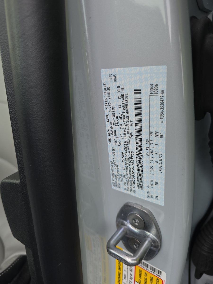 2025 Ford Escape Hybrid Platinum AWD