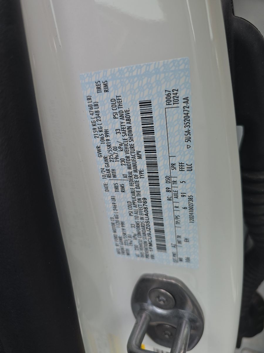 2025 Ford Escape Hybrid Platinum AWD