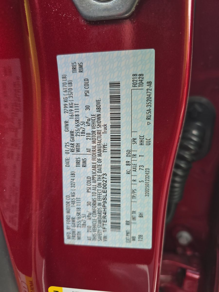 2025 Ford Ranger XLT AWD