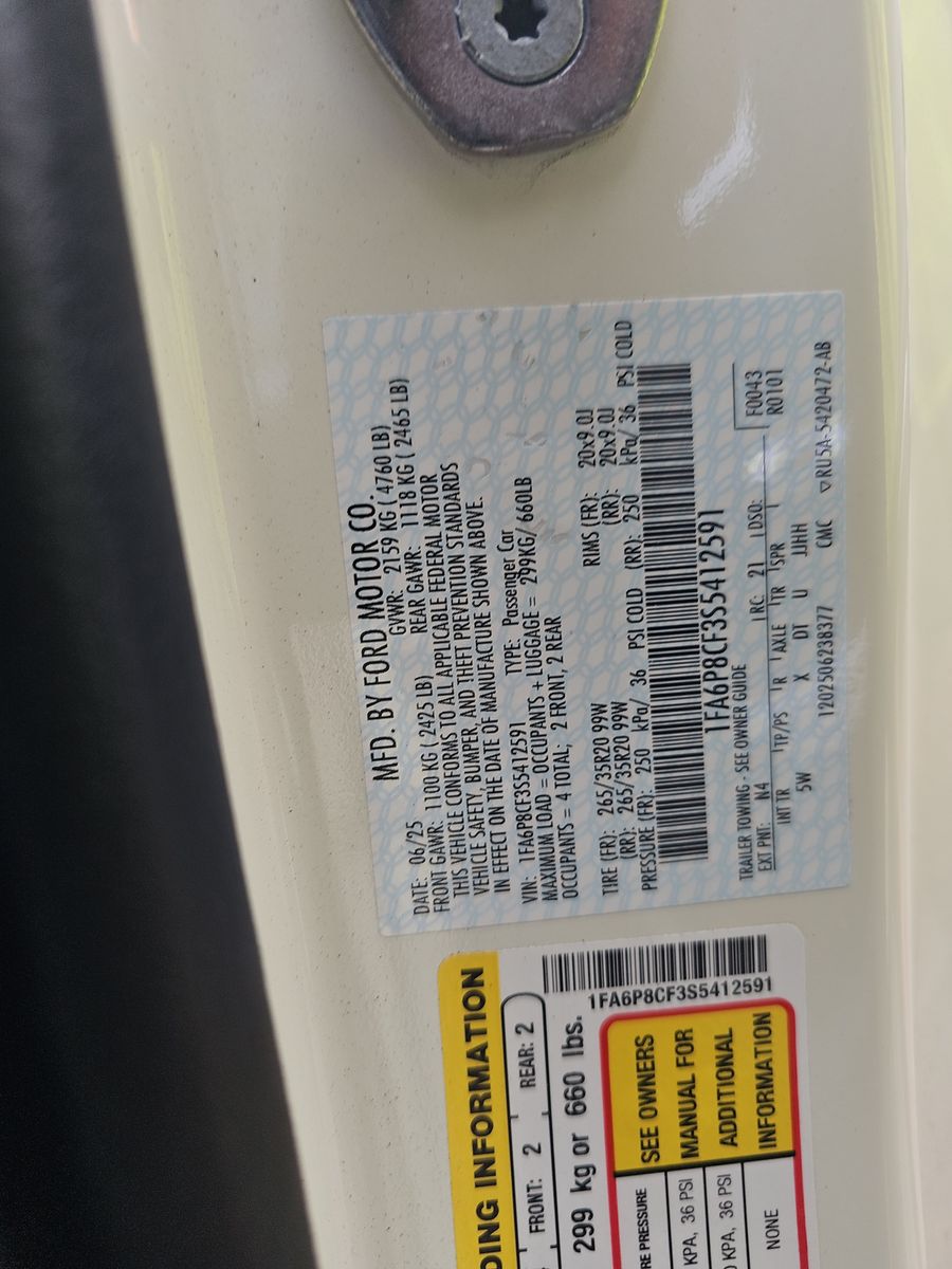 2025 Ford Mustang GT Premium RWD