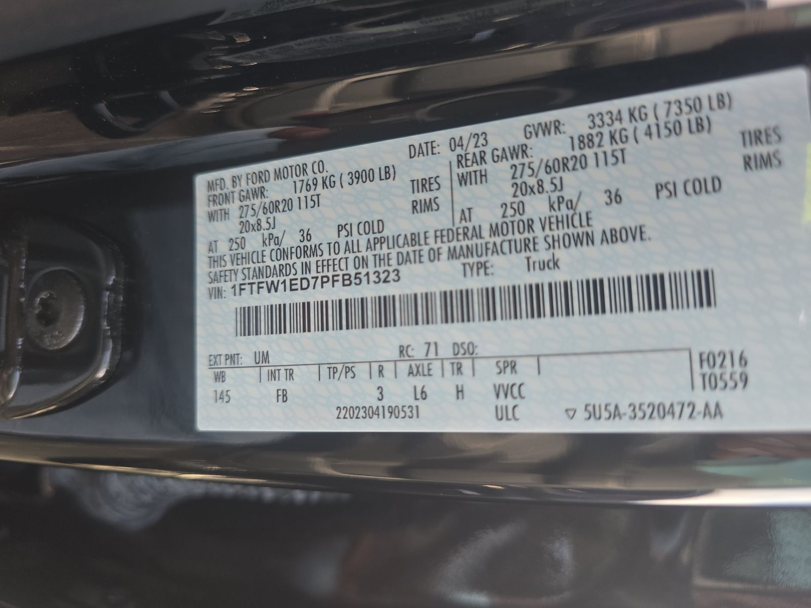 2023 Ford F-150 Hybrid XLT AWD