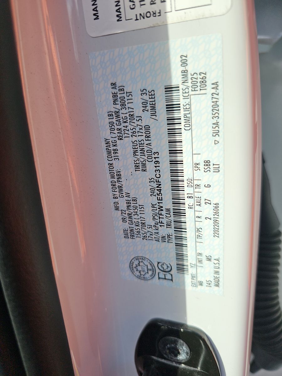 2022 Ford F-150 XLT AWD