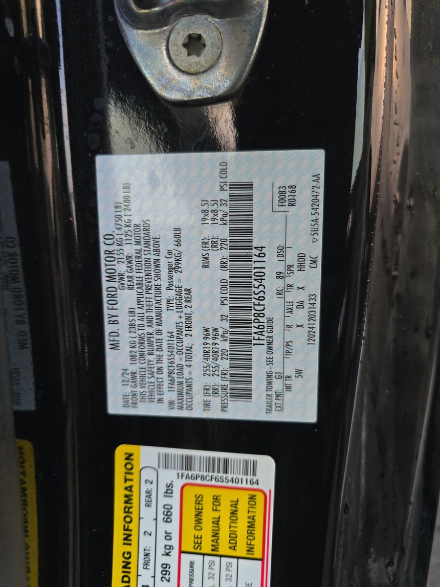 2025 Ford Mustang GT Premium RWD