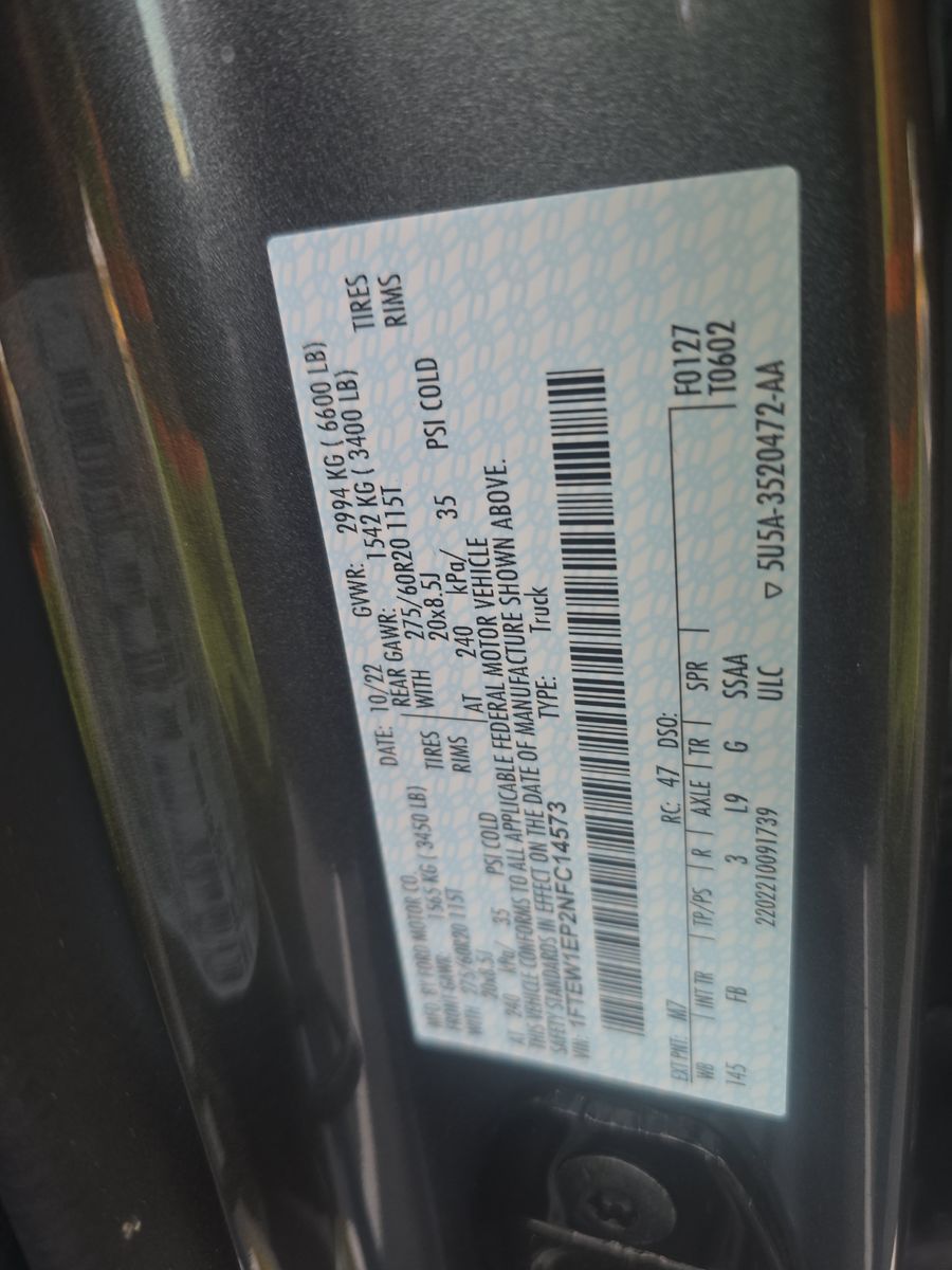 2022 Ford F-150 XLT AWD