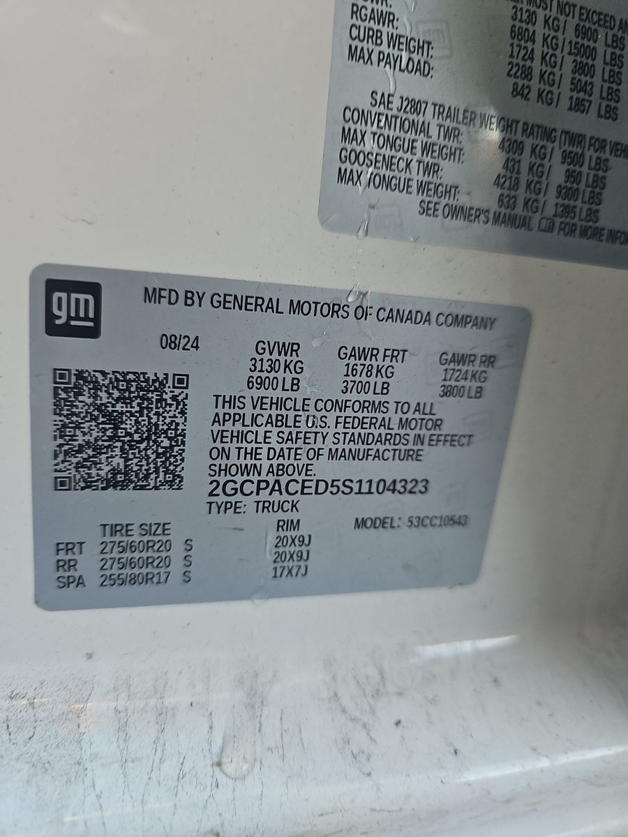 2025 Chevrolet Silverado 1500 LT RWD