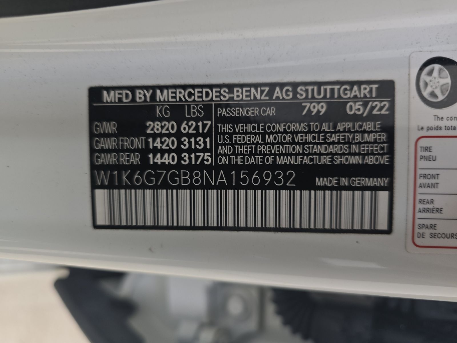 2022 Mercedes-Benz S-Class S 580 AWD