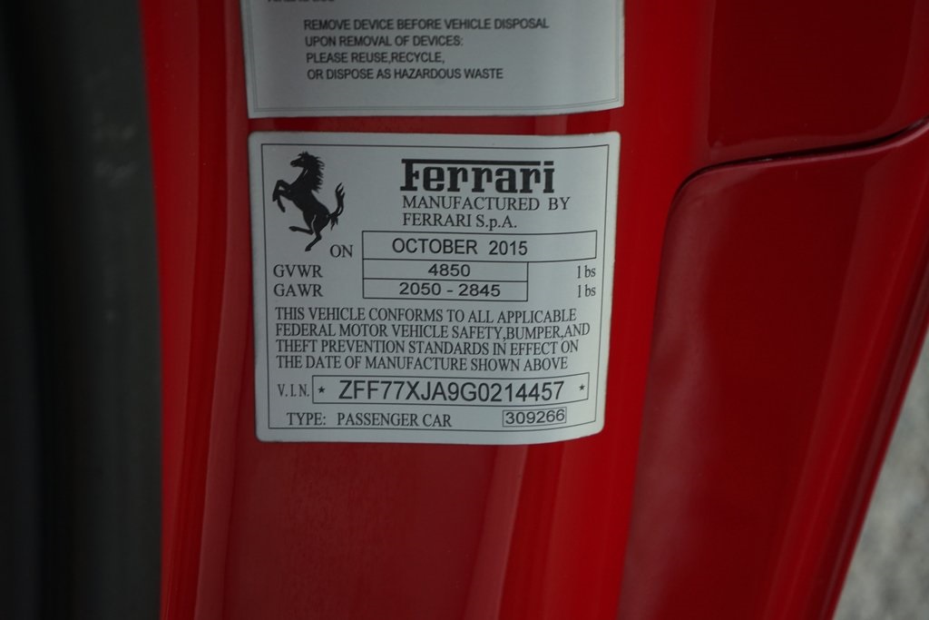 2016 Ferrari California T RWD