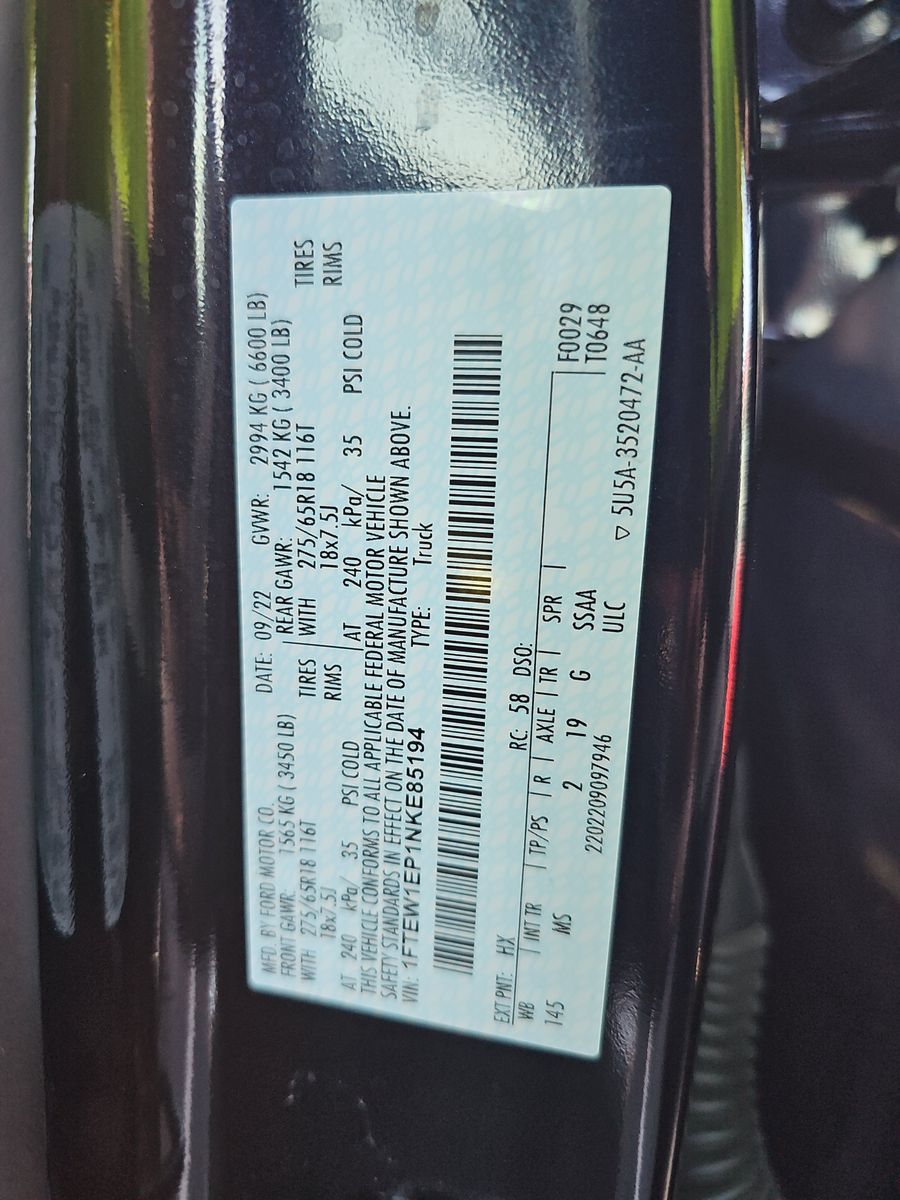 2022 Ford F-150 XLT AWD