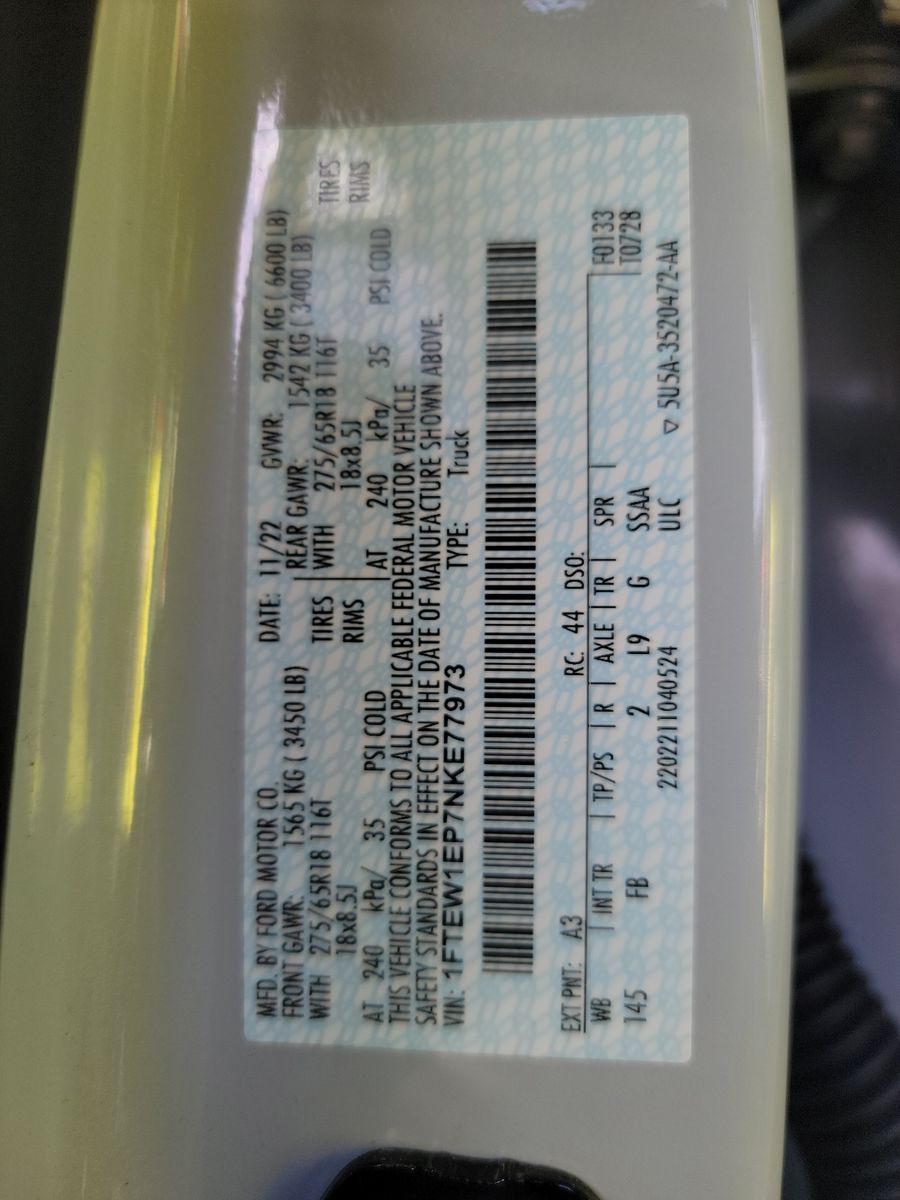 2022 Ford F-150 XLT AWD