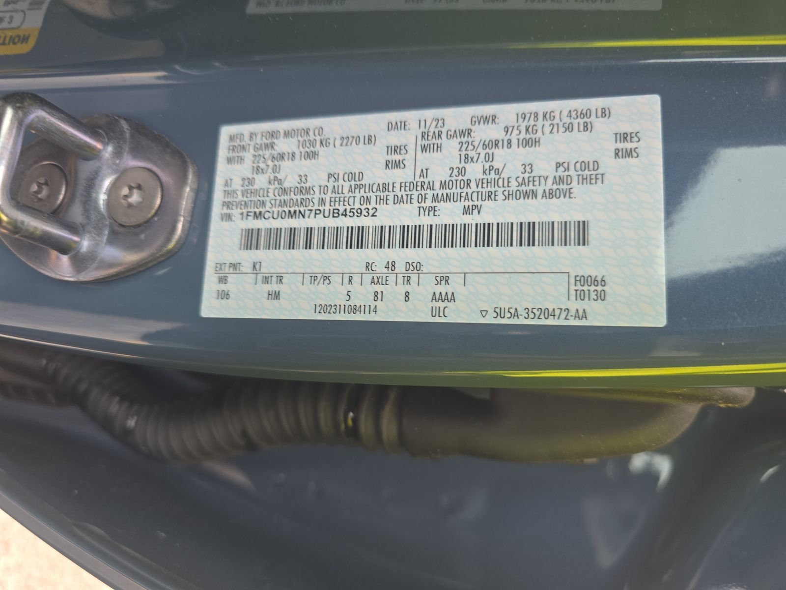 2023 Ford Escape ST-Line FWD