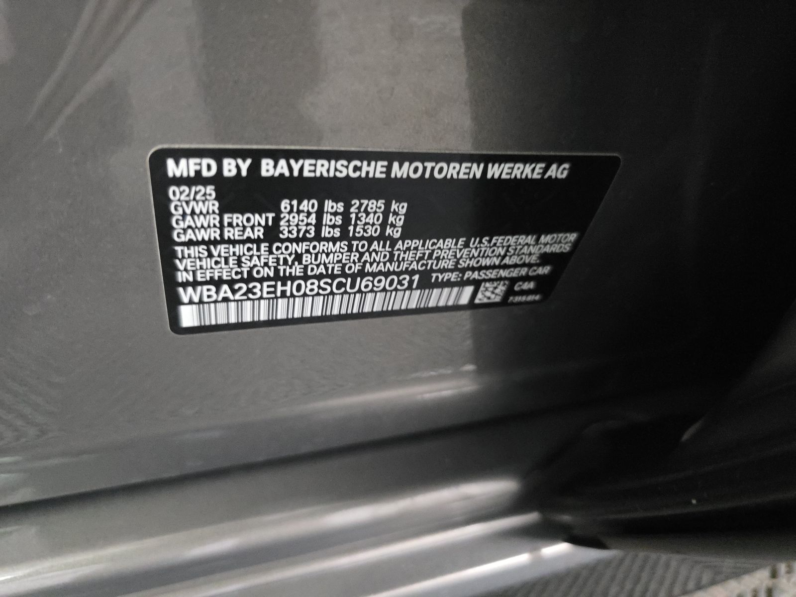 2025 BMW 7 Series 740i RWD