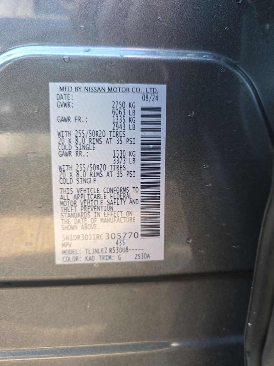 2024 Nissan Pathfinder Platinum AWD