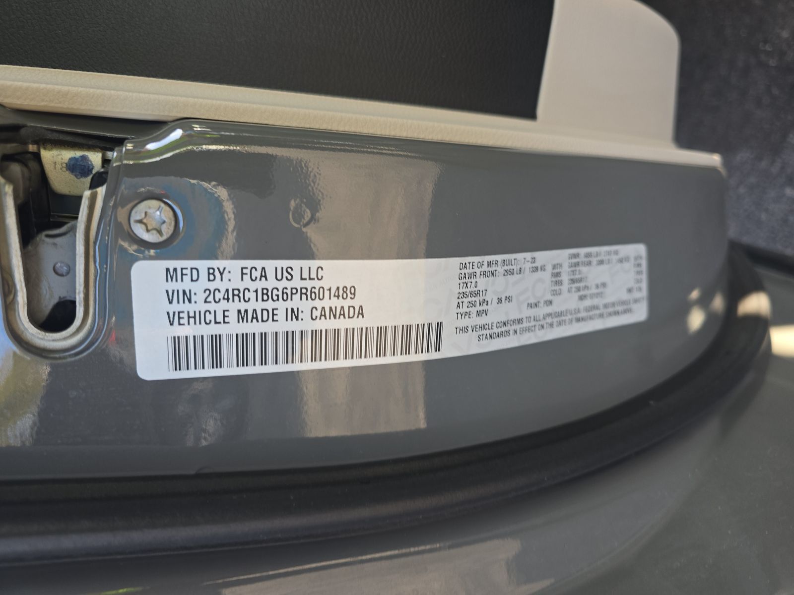 2023 Chrysler Pacifica Touring L FWD