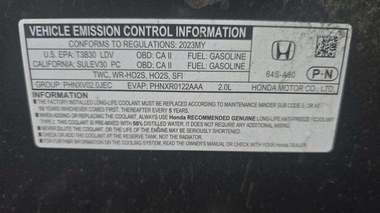 2023 Honda Civic Sport FWD