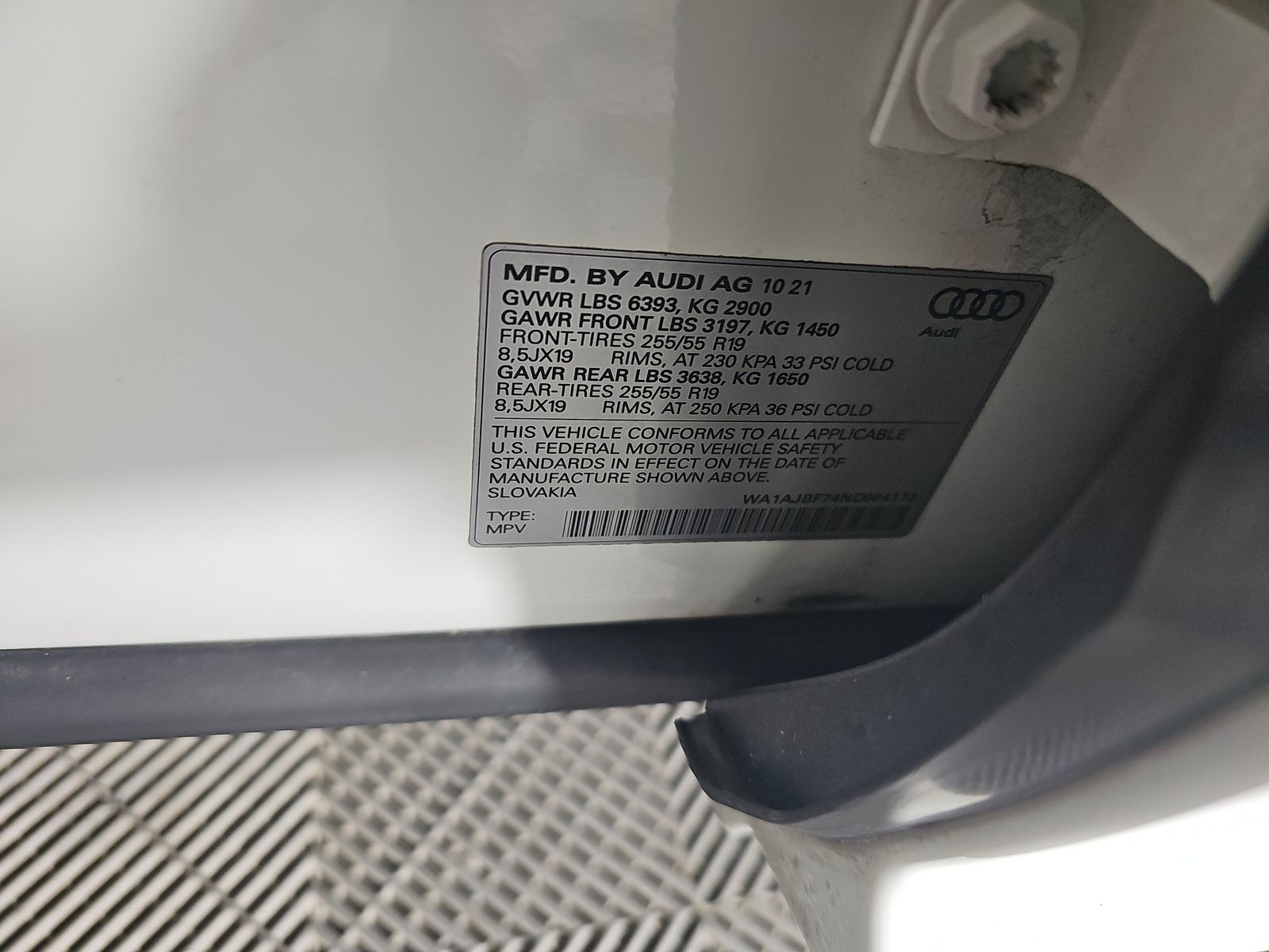 2022 Audi Q7 Premium AWD