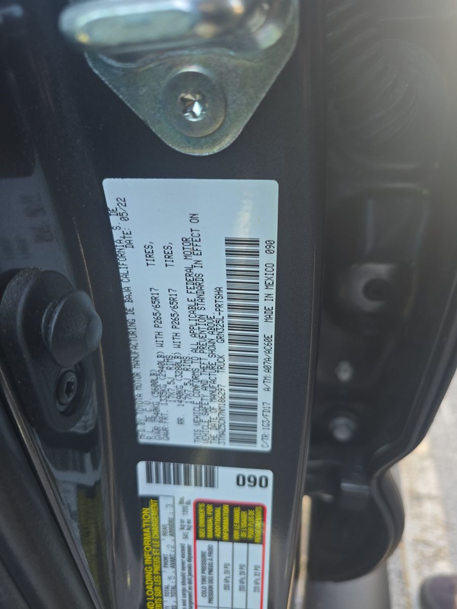 2022 Toyota Tacoma TRD Sport RWD