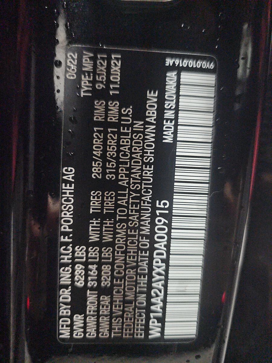 2023 Porsche Cayenne Platinum Edition AWD