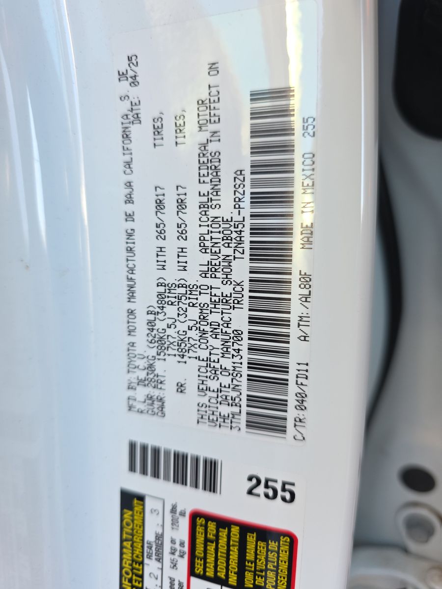 2025 Toyota Tacoma TRD Off-Road AWD