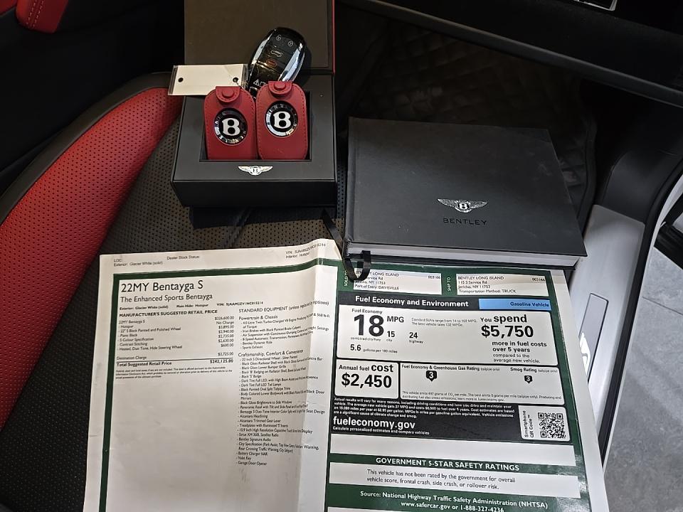 2022 Bentley Bentayga S AWD