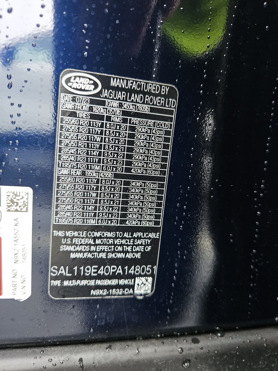 2023 Land Rover Range Rover Sport Plug-In Hybrid Autobiography AWD