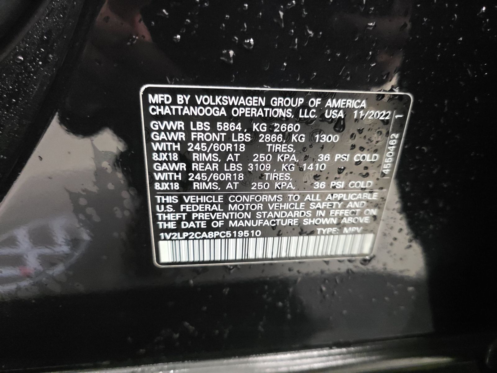 2023 Volkswagen Atlas 2.0T SE AWD