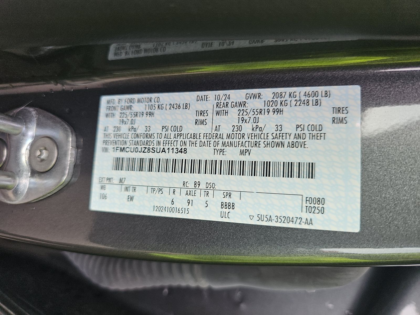 2025 Ford Escape Hybrid Platinum FWD