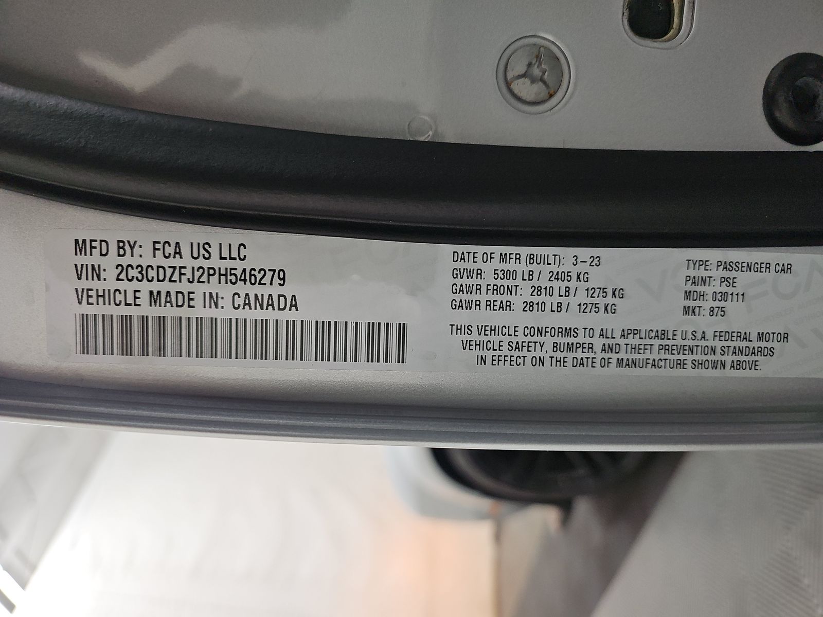 2023 Dodge Challenger R/T Scat Pack Widebody RWD