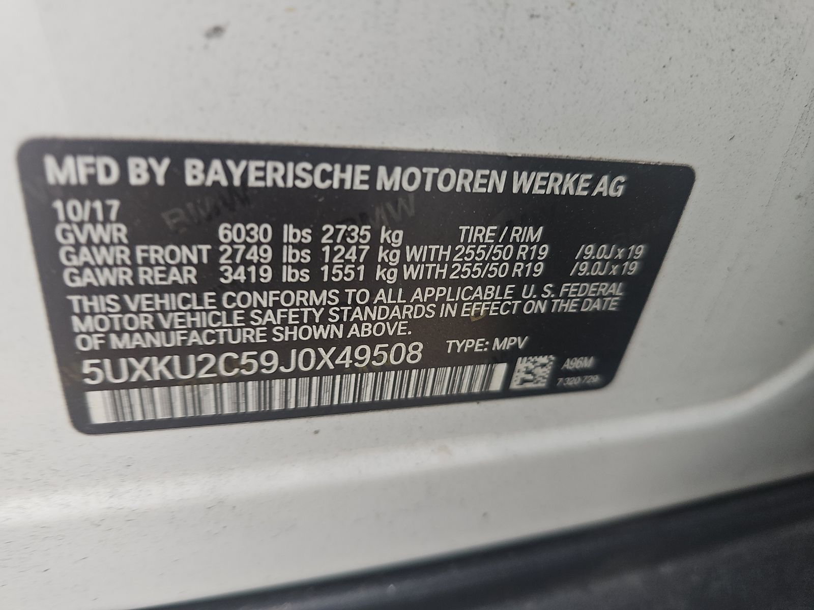 2018 BMW X6 xDrive35i AWD